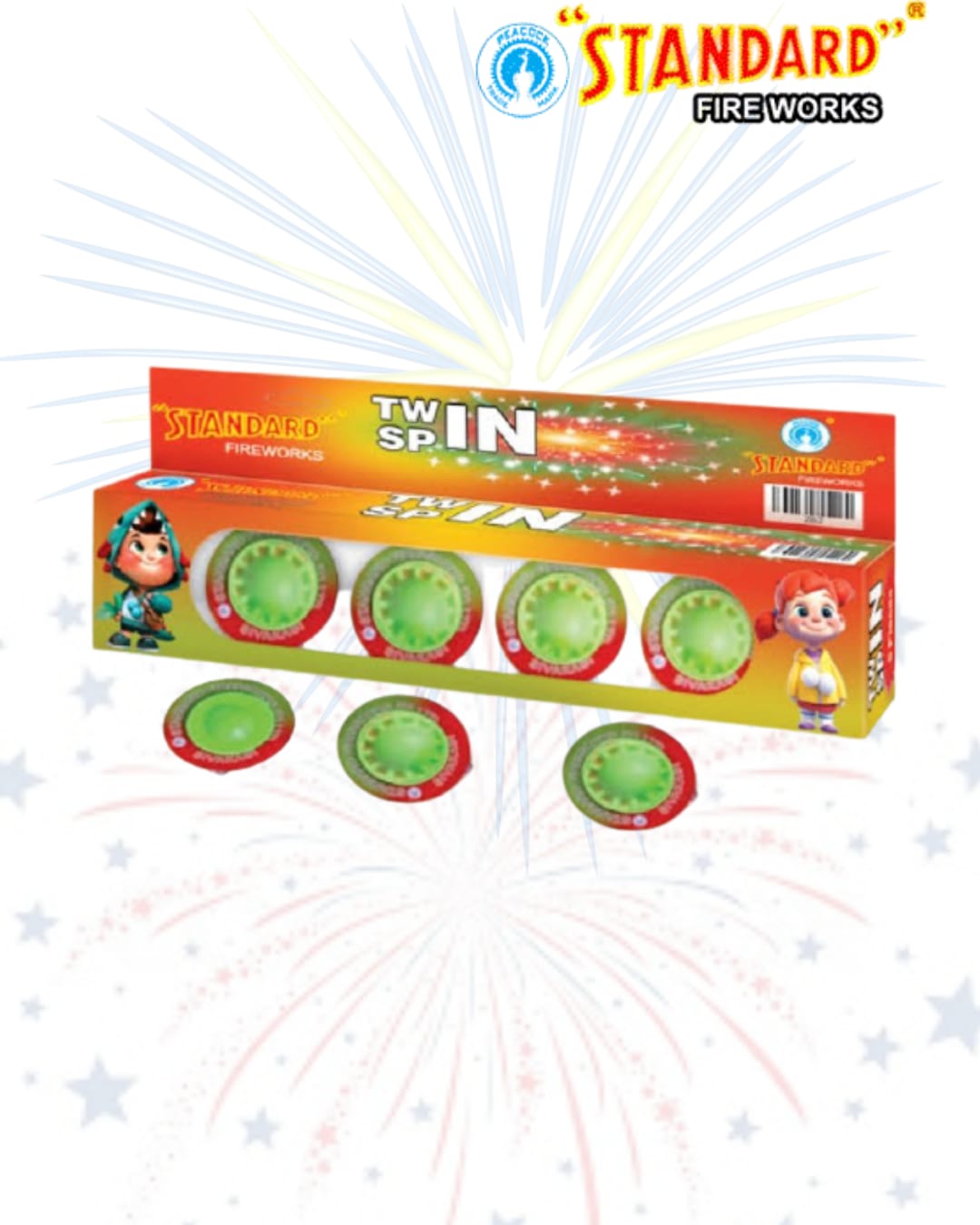 Twin Spin 5pcs