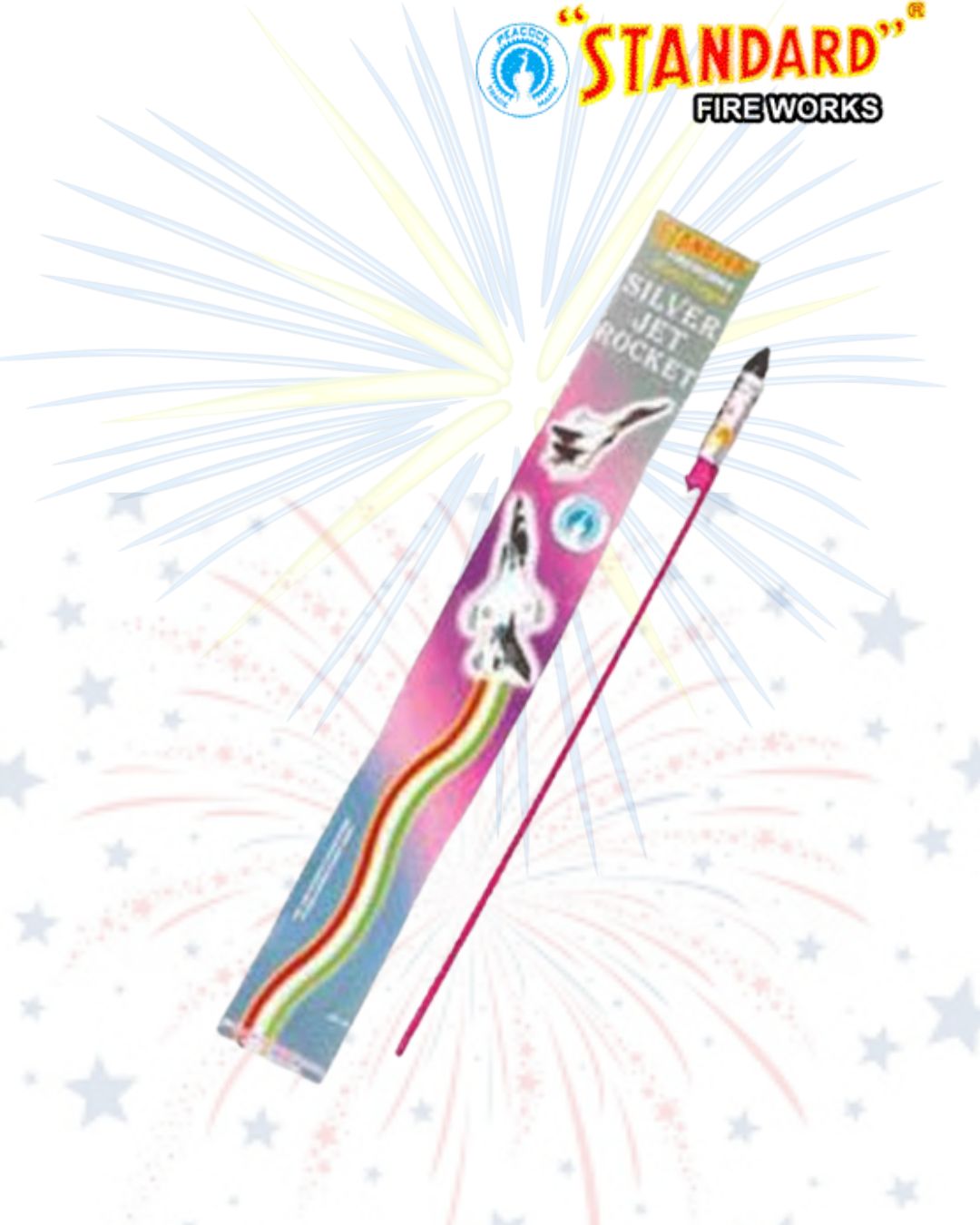 Silver Jet Rockets 10pcs